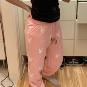 playboy sweatpants from pacsun (playboy x misguided)